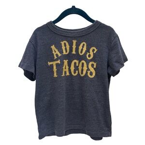Chaser Kids “Adios Tacos” Unisex Graphic Cotton Tee | Size 5